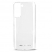 Case FortyFour No.1 Case - силиконов (TPU) калъф за Samsung Galaxy S21 (прозрачен) 1