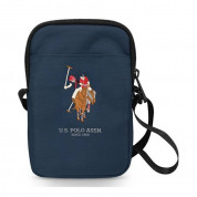 U.S. Polo Assn. Universal Phone Bag - дизайнерска чанта (портфейл) с презрамка (син) 
