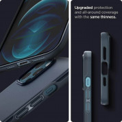 Spigen Thin Fit Case - качествен тънък матиран кейс за iPhone 12 Pro Max (тъмносив) 6