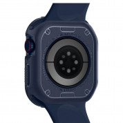 Spigen Rugged Armor Case - хибриден кейс с висока степен на защита за Apple Watch 44мм, 45мм (син) 1