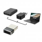 4smarts Passive Adapter USB-A to USB-C Set of 2 (black) 2