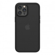 SwitchEasy AERO Plus Case - тънък хибриден кейс 0.38 мм. съвместим с MagSafe за iPhone 12 Pro Max (черен)