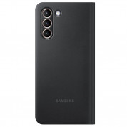 Samsung LED View Cover EF-NG991PB - оригинален калъф през който виждате информация от дисплея за Samsung Galaxy S21 (черен) 1