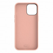 SwitchEasy MagSkin Case - тънък силиконов кейс с вграден магнитен конектор (MagSafe) за iPhone 12 mini (розов) 6