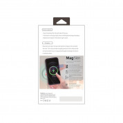 SwitchEasy MagSkin Case - тънък силиконов кейс с вграден магнитен конектор (MagSafe) за iPhone 12 mini (оранжев) 8