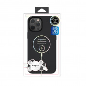 SwitchEasy MagSkin Case - тънък силиконов кейс с вграден магнитен конектор (MagSafe) за iPhone 12, iPhone 12 Pro (черен) 9