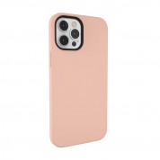 SwitchEasy MagSkin Case - тънък силиконов кейс с вграден магнитен конектор (MagSafe) за iPhone 12, iPhone 12 Pro (розов) 2