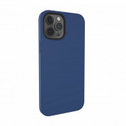 SwitchEasy MagSkin Case - тънък силиконов кейс с вграден магнитен конектор (MagSafe) за iPhone 12, iPhone 12 Pro (син) 1