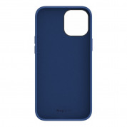 SwitchEasy MagSkin Case - тънък силиконов кейс с вграден магнитен конектор (MagSafe) за iPhone 12, iPhone 12 Pro (син) 6