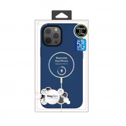 SwitchEasy MagSkin Case - тънък силиконов кейс с вграден магнитен конектор (MagSafe) за iPhone 12, iPhone 12 Pro (син) 9