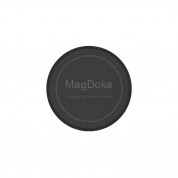 SwitchEasy MagDoka Mounting Disc - магнитен диск за кейсове и смартфони съвместим с MagSafe аксесоари (черен)