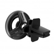 Switcheasy MagMount Vent Car Mount - магнитна поставка за радиатора на автомобил за iPhone с MagSafe (черен) 6