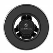 Switcheasy MagMount Vent Car Mount - магнитна поставка за радиатора на автомобил за iPhone с MagSafe (черен)