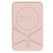 SwitchEasy MagStand Leather Stand - кожена поставка за кейсове и смартфони съвместима с MagSafe аксесоари (розов) 1