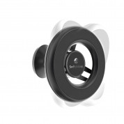 Switcheasy MagMount Dash Car Mount - магнитна поставка за таблото на автомобил за iPhone с MagSafe (черен) 6