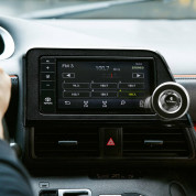 Switcheasy MagMount Dash Car Mount - магнитна поставка за таблото на автомобил за iPhone с MagSafe (сребрист) 8
