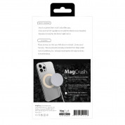 SwitchEasy MagCrush Case - хибриден кейс с вграден магнитен конектор (MagSafe) за iPhone 12, iPhone 12 Pro (златист-прозрачен) 8