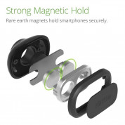 iOttie iTap 2 Magnetic Vent Mount - магнитна поставка за радиатора на кола за смартфони (черен) 2