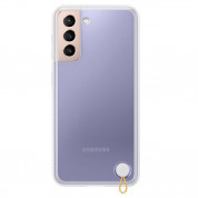 Samsung Protective Hard Cover EF-GG996CW - оригинален хибриден кейс за Samsung Galaxy S21 Plus (бял)