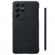 Samsung Silicone Cover EF-PG99PTB - оригинален силиконов кейс с S-Pen писалка за Samsung Galaxy S21 Ultra (черен)