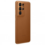 Samsung Leather Cover EF-VG998LA for Samsung Galaxy S21 Ultra (brown) 1