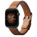 Ringke Leather One Classic Band - кожена (естествена кожа) каишка за Apple Watch 42мм, 44мм, 45мм (кафяв) 1