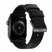 Nomad Active Band Pro - кожена (естествена кожа) каишка за Apple Watch 42мм, 44мм, 45мм, Ultra 49мм (черен) 1