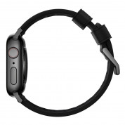 Nomad Active Strap Modern Leather ProV2 - кожена (естествена кожа) каишка за Apple Watch 42мм, 44мм, 45мм, Ultra 49мм (черен) 3
