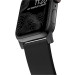 Nomad Active Band Pro - кожена (естествена кожа) каишка за Apple Watch 42мм, 44мм, 45мм, Ultra 49мм (черен) 5