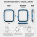 Ringke Bezel Styling - стоманена рамка с висока степен на защита за Apple Watch 44мм (син) 5