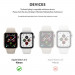 Ringke Bezel Styling - стоманена рамка с висока степен на защита за Apple Watch 40мм (сребрист) 11