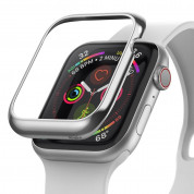 Ringke Bezel Styling - стоманена рамка с висока степен на защита за Apple Watch 40мм (сребрист)