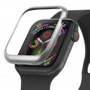Ringke Bezel Styling - стоманена рамка с висока степен на защита за Apple Watch 40мм (сребрист-мат)