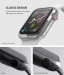 Ringke Bezel Styling - стоманена рамка с висока степен на защита за Apple Watch 40мм (сребрист-мат) 2