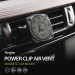 Ringke Power Clip Air Vent Car Mount - универсална магнитна поставка за вентилационната решетка на автомобил (черен) 2