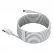 Baseus Simple Wisdom USB-C Cable (TZCATZJ-02) - два броя USB-C кабели за устройства с USB-C порт (150 см) (бял) 3