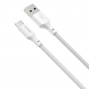 Baseus Simple Wisdom USB-C Cable (TZCATZJ-02) - два броя USB-C кабели за устройства с USB-C порт (150 см) (бял) 1
