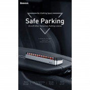 Baseus Moonlight Box Parking Number Plate (ACNUM-B0G) - алуминиева визитка за телефонен номер при временно паркиране на автомобил (тъмносив) 4