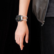 Baseus Lets Go Bracelet Clasp Band (LBAPWA4-A24) - текстилна каишка за Apple Watch 38мм, 40мм, 41мм (бял) 5