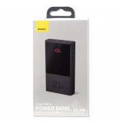 Baseus Super Mini 22.5W Power Bank 10000mAh (PPMN-D01) - външна батерия 22.5W с USB и USB-C изходи и с технология за бързо зареждане (черен) 3