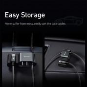 Baseus Special Data Cable for Backseat (Lightning + USB) (CALHZ-01) - USB кабел с Lightning конектор и 2xUSB-A порта (150 см) (черен) 6