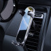 Baseus Penguin Gravity Car Vent Mount (SUYL-QE01) - поставка за радиатора на кола за смартфони с дисплеи до 6.5 инча (сребрист) 10