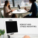 Ringke Iron Tablet Stand - универсална поставка за бюро и плоскости за мобилни устройства и таблети с ширина до 190мм (черен) 9