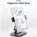 Ringke Iron Tablet Stand - универсална поставка за бюро и плоскости за мобилни устройства и таблети с ширина до 190мм (черен) 2