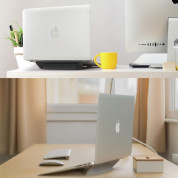 Ringke Universal Laptop Stand - сгъваема, залепяща се към вашия компютър поставка за MacBook и лаптопи (сив) 6