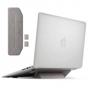 Ringke Universal Laptop Stand - сгъваема, залепяща се към вашия компютър поставка за MacBook и лаптопи (сив)