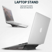 Ringke Universal Laptop Stand - сгъавема, залепяща се към вашия компютър поставка за MacBook и лаптопи (сив) 1