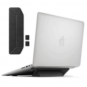 Ringke Universal Laptop Stand - сгъавема, залепяща се към вашия компютър поставка за MacBook и лаптопи (черен)