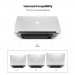 Ringke Universal Laptop Stand - сгъваема, залепяща се към вашия компютър поставка за MacBook и лаптопи (черен) 7