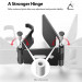 Ringke Super Folding Stand - универсална сгъваема поставка за бюро и плоскости за мобилни устройства и таблети (черен) 5